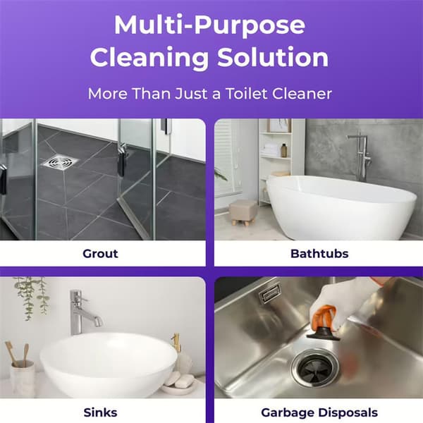 - 3 stk Fizzclean Toiletskumrens, Insta-Action Fizzclean Skumrens (BT) （2 pcs）