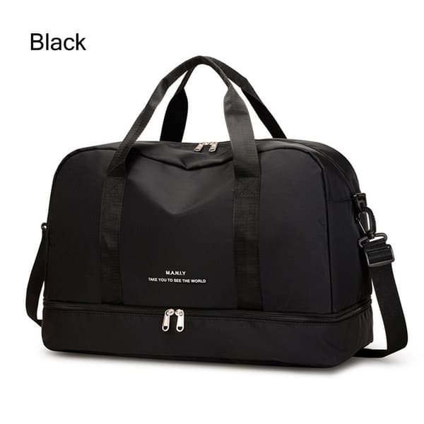 Weekendtaske til kvinder, håndbagage, SORT Black