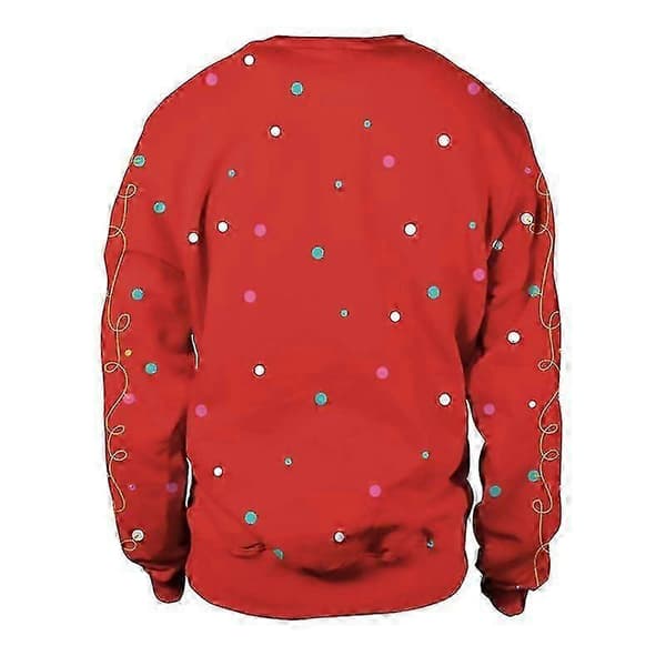 Festlige jule-T-shirts - Langærmet pullover til kvinder og mænd SB102-015 M