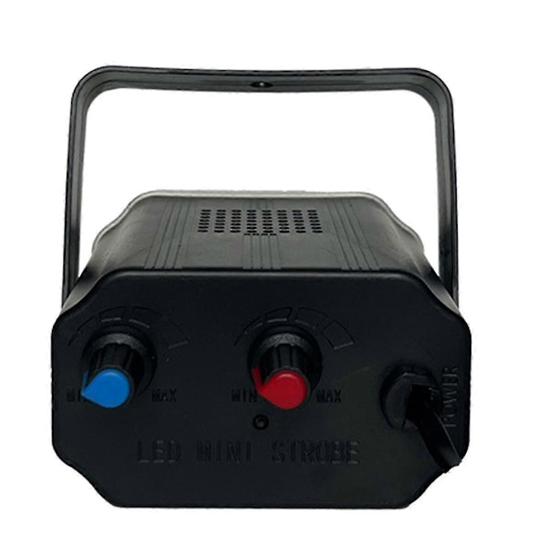 Stroboskoplampa med ljudaktivering & justerbar hastighet, 36 superljusa vita LED Black