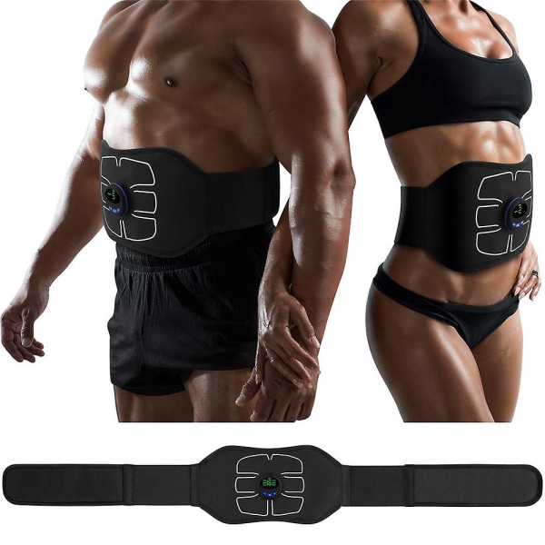 Abs Stimulator, Abdominal Toning Belt Portable Training Machine Home Office Gym Fitness Workout Equipment For Abdomen L XL