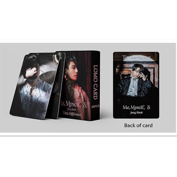 55 st Bts Jungkook Lomo Card Kpop Bangtan Boys Time Difference Lomo Card