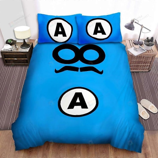 v4907 Sengetøj The Aquabats Minimalistisk Plakat Dynebetræk Sæt Super Pudebetræk Sengetøj IU4907 200x200cm 78x78in