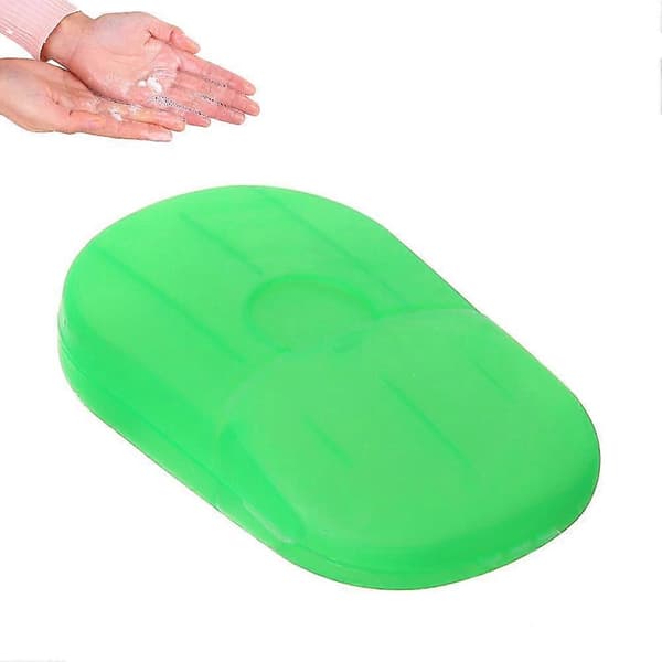 Resesåpblad för handtvätt green
