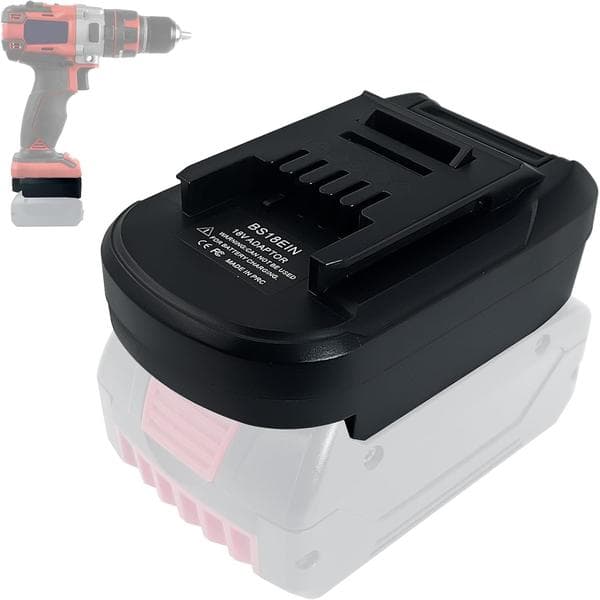 Adapter til Einhell 18 V, til Bosch 18 V GPA lithiumbatterier BAT609 BAT618G Konverter til Einhell Power X-Change 18 Volt Elværktøjskonverter