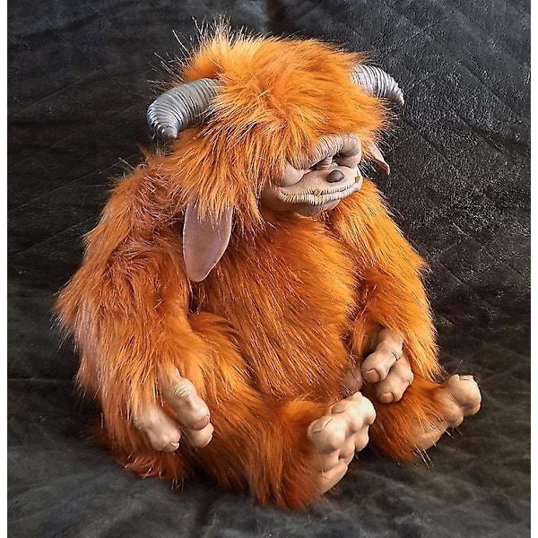 Labyrinth Ludo Baby Doll Rød Bigmouth Animal Plush Doll Ornamenter