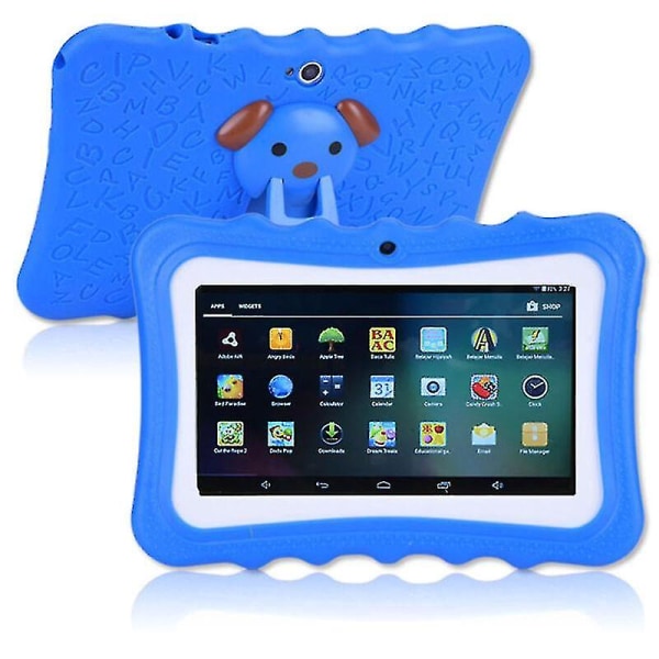 7" Kids Tablet Android Tablet PC 8gb Rom 1024*600 Upplösning Wifi Kids Tablet PC, Blå