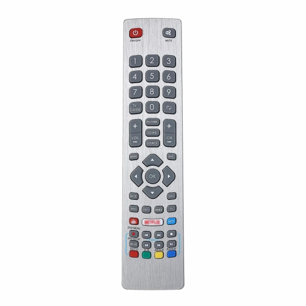 TV-fjernkontroll erstatning for Sharp Aquos fjernkontroll smart erstatning bærbar størrelse silver