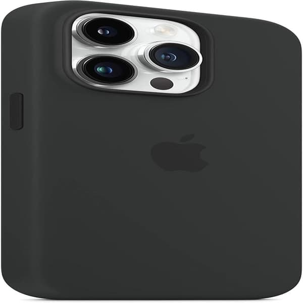 Apple – Keskiyönvärinen silikonikuori MagSafella iPhone 14 Prolle