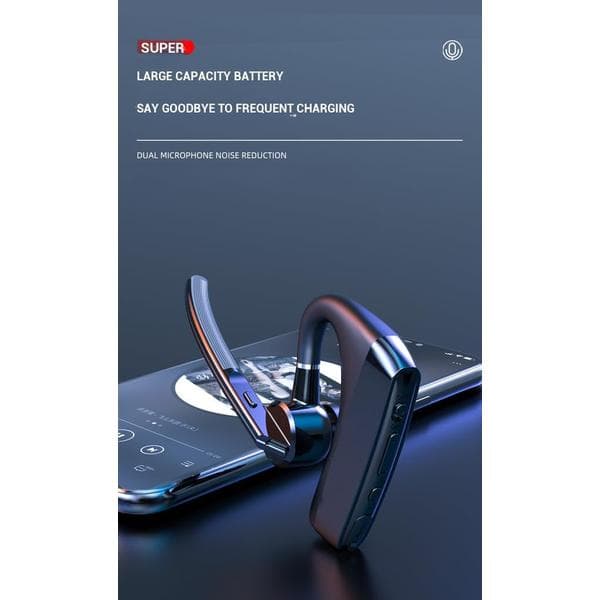 Bluetooth-headset trådlöst ultralång batteritid mini sport samtal business brusreducering headset V8C