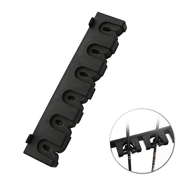 Fiske stang holdere 6-stang stativ vertikal stang holder veggmontering modulær