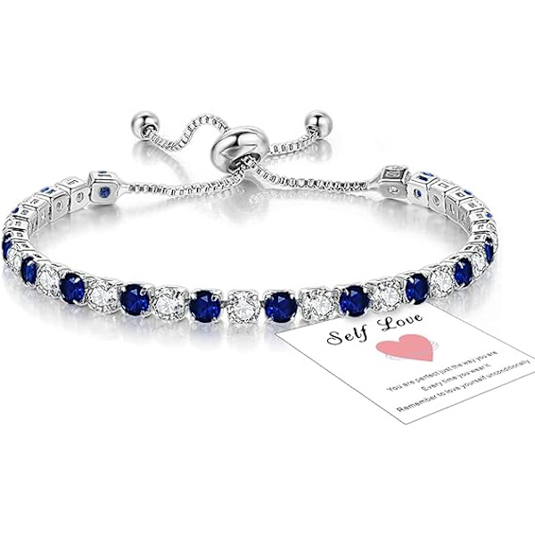 Armbånd til kvinder Sterling sølvbelagt tennisarmbånd krystal skydearmbånd kvinder armbånd diamant sølv/rosaguld