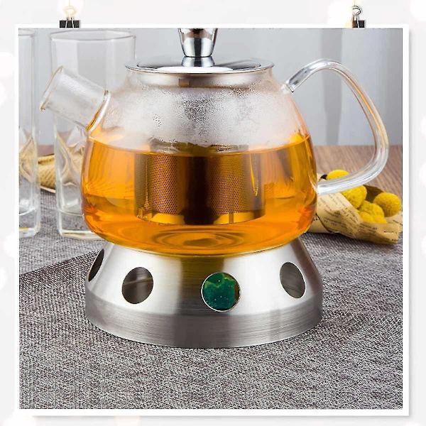Tekande Varmer Fad Varmer Stål Tekande Varmer Hold Varmt Til Te Og Kaffemaskiner Base Varmer Komfur Te Varmer Hy