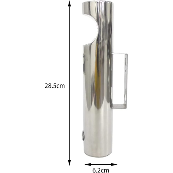 1 stk. rustfritt stål veggaskebeger utendørs søyleaskebeger rustbestandig askebeger egnet for hjem, utendørs, bar, kontor