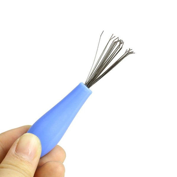 Comb Hair Brush Cleaner Plast Metal Cleaning Remover Inbyggt verktyg Slumpmässig färg Multicolour
