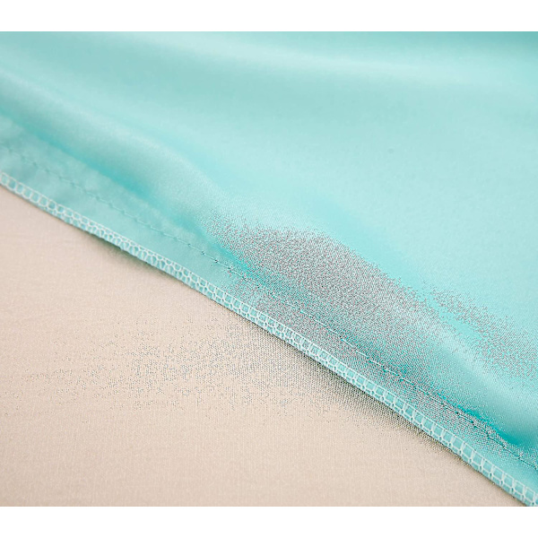 2 stk silkeputetrekk, mykt og behagelig, cyan, 20*40 tommer