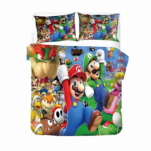 v3203 Sängkläder Påslakanset Super Mario Sängkläder IU3203 135x200cm 53x78in