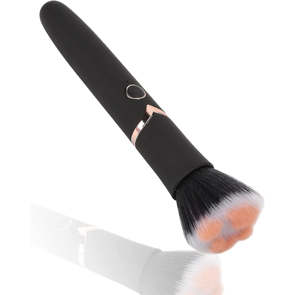 Electric Makeup Brush, 10 Speed Vibrating Massage Brush, Works With Foundation, Concealer Or Blush, Rechargeable Black