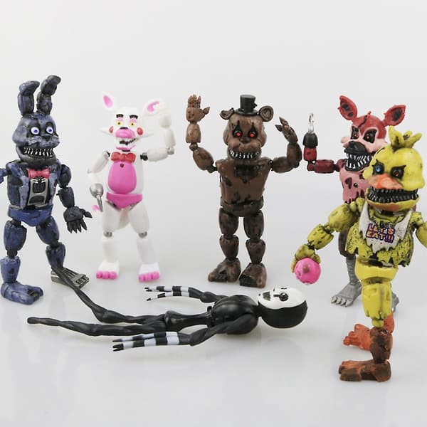 Five Nights at Freddy's leksaksfigurer 2 generation montering version set
