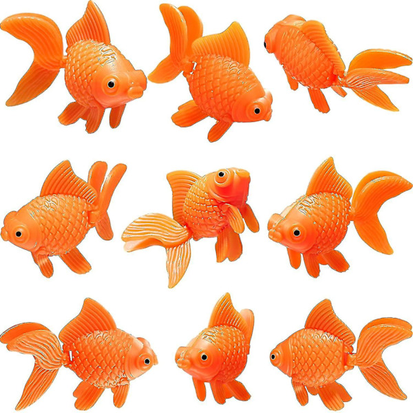 Kunstige Akvariefisk Plastfisk Realistisk Ornament 15 Stk
