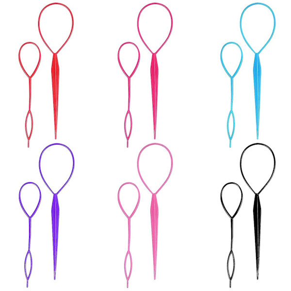 120 st hårfläta tillbehör hästsvans styling maker klämma fransk fläta verktyg magisk topsy svans loop hår kit för kvinnor