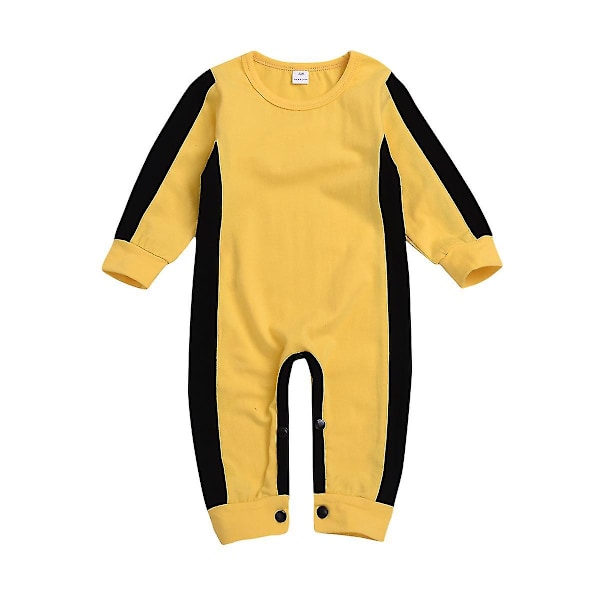 Tib Baby Bruce Lee Dragt, Nyfødt Baby Jumpsuit 100