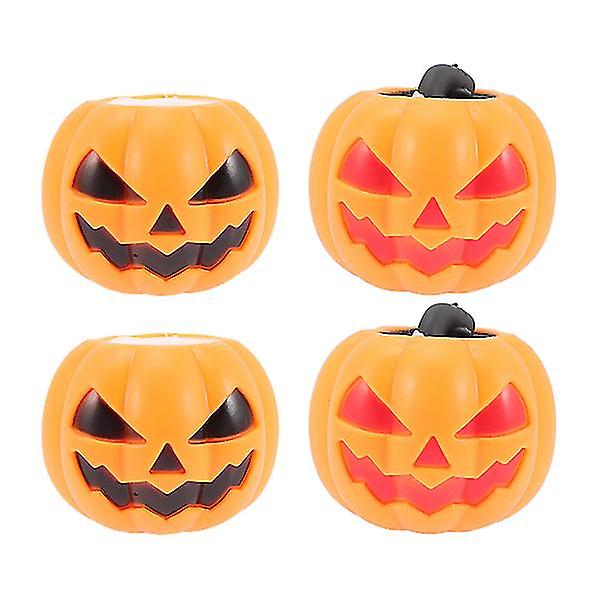 4st Pumpkin Squeeze Toy Pumpkin Stress Relief Leksaker Pumpkin Decompression Toy-