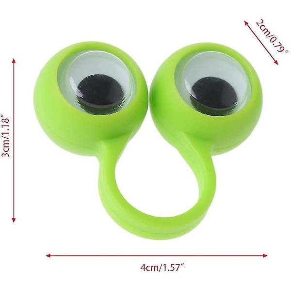 Øje Fingerdukker, 30 Pakke Finger Spies Øjenring Øjenring Legetøj