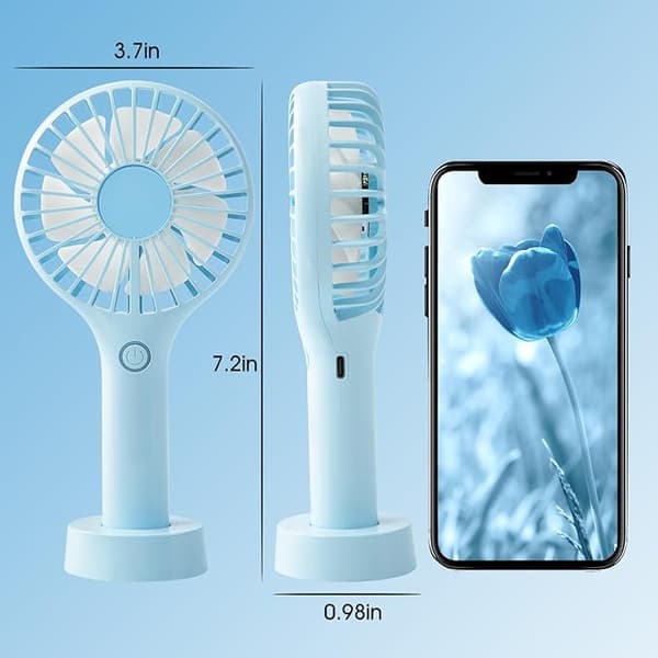 Lille bærbar håndholdt ventilator