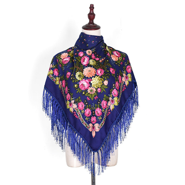 Blomstrete skjerf i etnisk stil 04 04 4 4