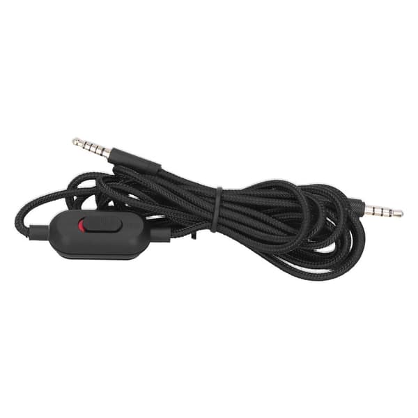 Audio Cable for Gaming Headphones with Volume and Microphone Control for Logitech G233 G433 GPRO GPROX