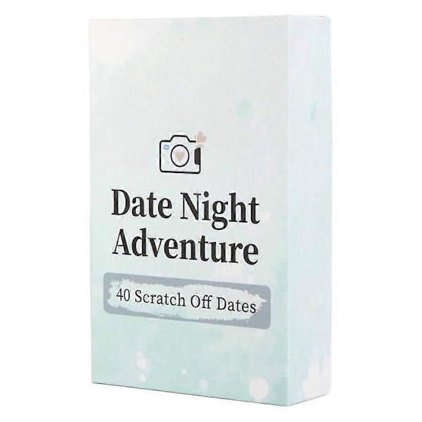 Date Night Adventure - Datumidéer för Par - 40 Unika Skraplotter