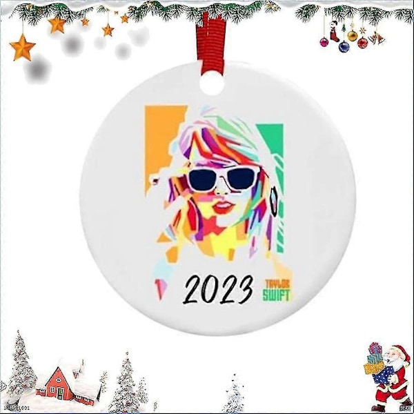 Taylor Swift The Eras Tour Vedhæng Julepynt Til Juletræet Nytårsgave Til Kvinder Veninder C