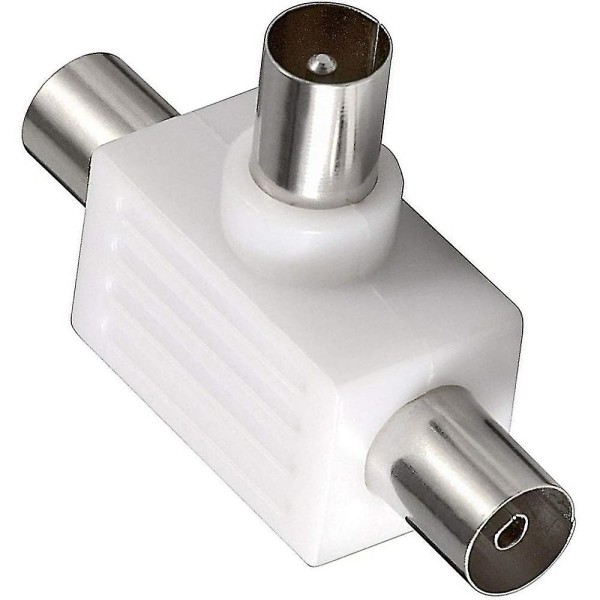Antenne Splitter-adapter Tv Satellit Antenne Splitter 2-vejs Koaksial 2x Hun