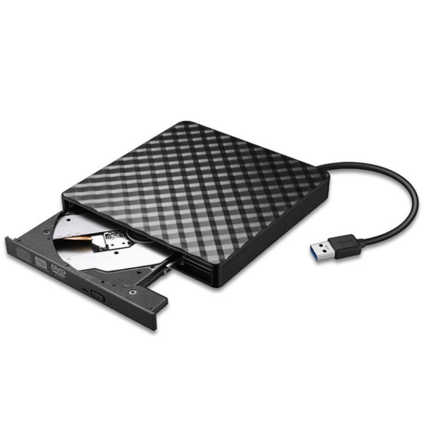 Ekstern DVD-drev, USB 3.0 Type-C brænder, læser, bærbar til pc, bærbar computer, stationær computer, MacBook, Mac, Windows 7/8/10