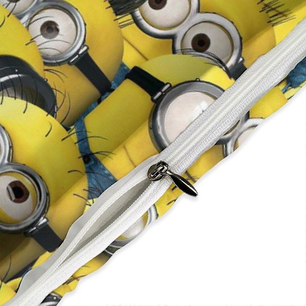 x237 Minion 3-delt sengetøjssæt Varmt og behageligt blødt dynebetræk sengetøjssæt med 1 dynebetræk og 2 pudebetræk til soveværelse b237 240x260cm 94x102in
