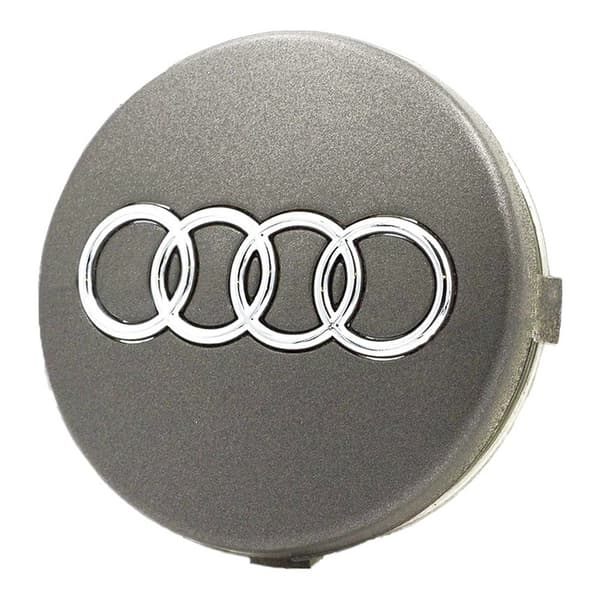 4-pack - Audi Centrumkåpor / Navkapslar - B 58 58 Silver 60 mm