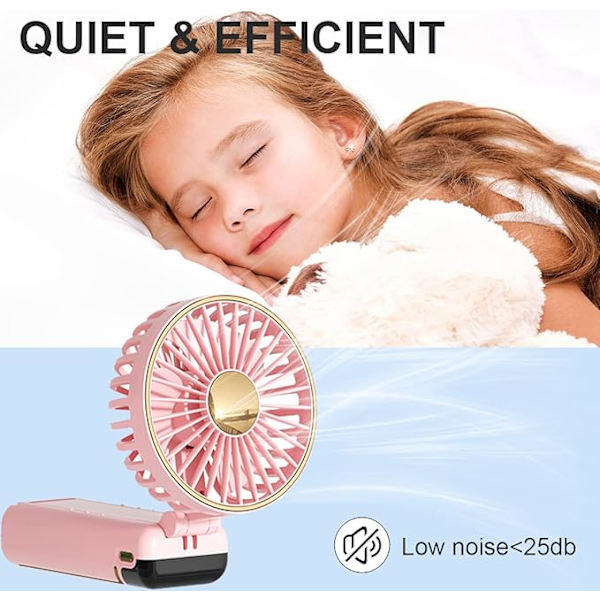 Håndholdt ventilator bærbar Mini USB håndventilator