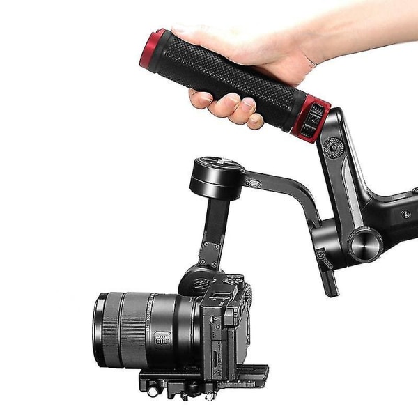 Camera Handheld Gimbal Stabilizer Quick Release Handle Grip For Weebill Lab/s Handgrip 1/4 Inch 3/8 Inch Mounting Hole Cold Shoe