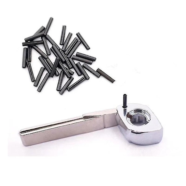100 stk. 1,6 mm stifter til KEYDIY VVDI bilnøgleblad fastholdelsesstift bolt bilnøgleembryo lås fjernbetjening nøgleblad