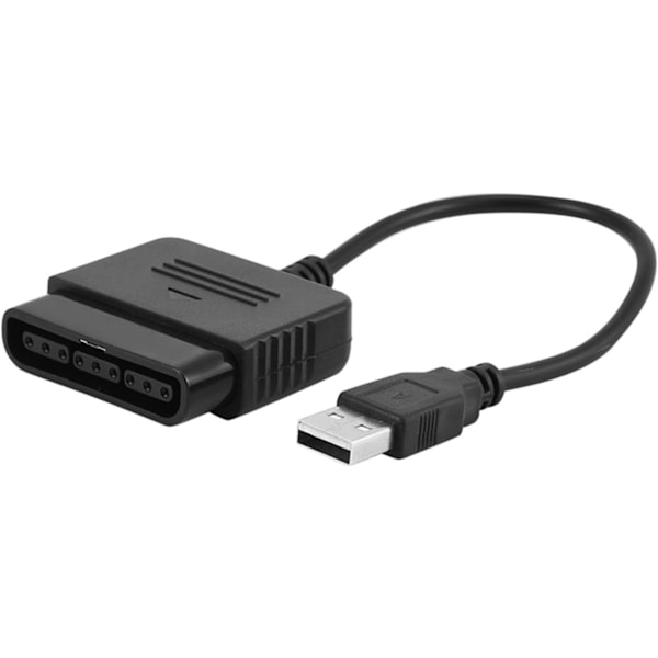 PS2 til USB adapter PS2-controller til USB abs sort til Sony Playstation 2 PS2-controller til USB adapter konverter til PS3 Windows PC