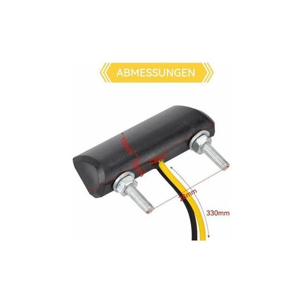 Universal LED-skyltbelysning för motorcykel 12V Mini Micro Skyltbelysning Motorcykelbelysning
