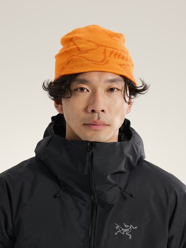 Arc'teryx Bird Head Toque Mössa Olivgrön Merinoull Stickad Vintermössa Unisex A Orange