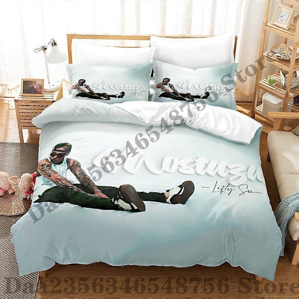 v736 Sengetøy Lefty Sm Sengesett Enkelt Twin Full Queen King Size Sengesett Voksen Barn Soverom Dynetrekksett Trykk Anime Laken Sett 3-Dels Seng 200x200cm 78x78in