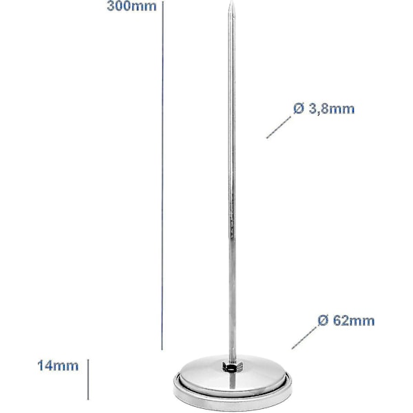 Termometer Vedfyrt Ovn / Pizzaovn / Steinovn / 400 C / 30 Cmanalog, Bimetallisk.