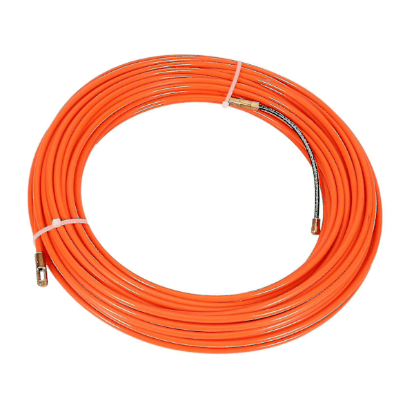 4mm 20 Meter Orange Guide Device Nylon Elektrisk Kabel Træktråd Trådtræk Slange Rodder Fiskebånd (haoyi)-YUHAO