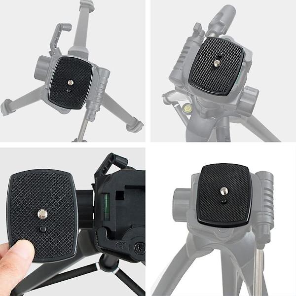 2-pack snabbfäste för stativ, snabbfäste för kamera, snabbfästeadapter, med standard 1/4\" skruv, med ring, för Sony Vct-d580r