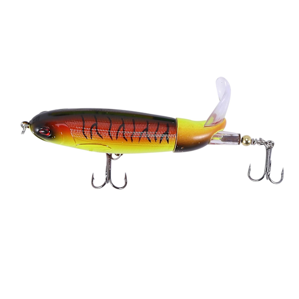 8 stk Whopper Plopper 11cm 15g Flytende Popper Fiske Lure Kunstig Hard Bait Wobbler Roterende Ta