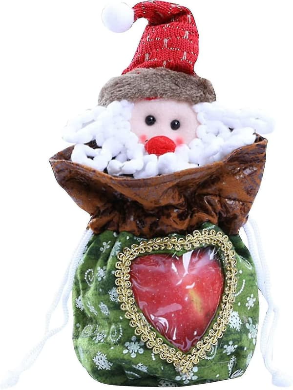Juldekoration Julafton Klar Kärleksäppelpåse 2st