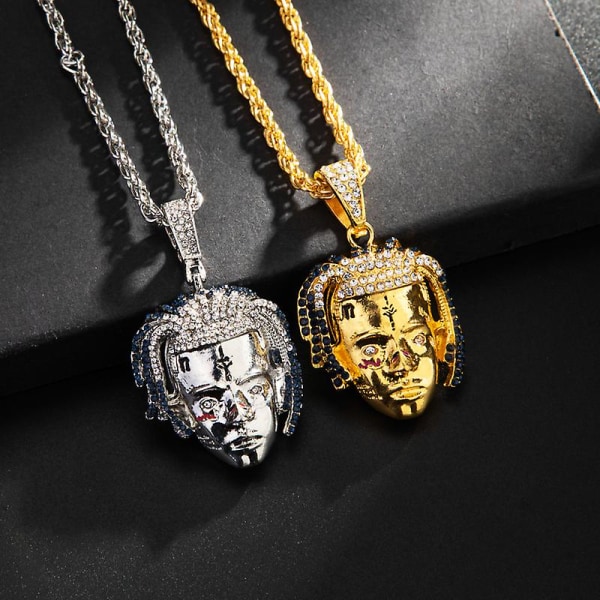2PCS Hip-hop Rap Rapper Xxxtentacion Halskjede Taukjede Anheng